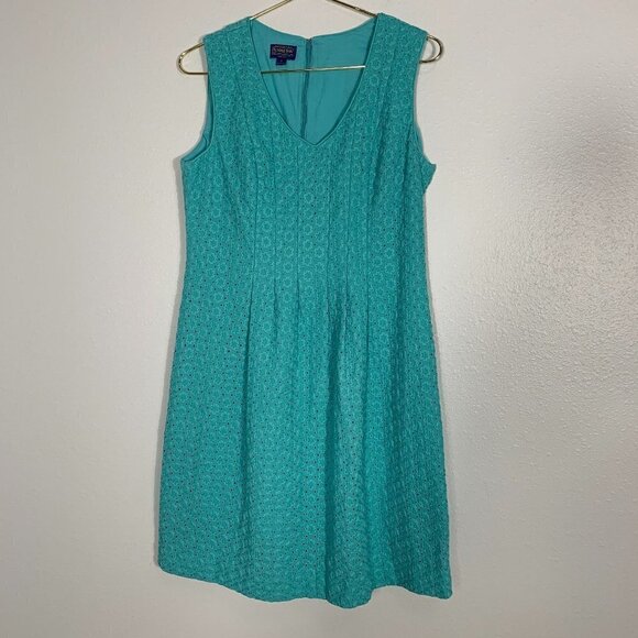 Pendleton Dress Eyelet Lined Sleeveless - Picture 1 of 4
